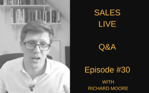Sales Live Q&A #30